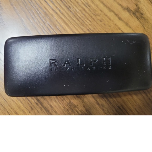 Ralph Ralph Lauren Accessories - Ralph Ralph Lauren Black Hardshell Eyeglasses Sunglasses Case Red Logo Interior